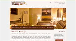 Desktop Screenshot of marinlodge.com